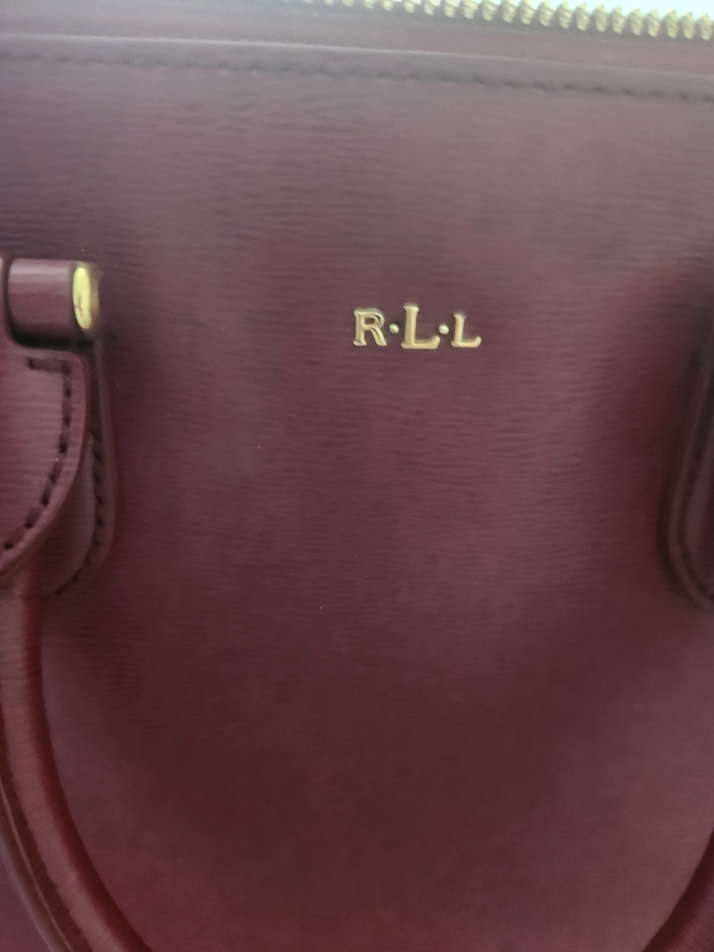 Women's Red Leather Purse - Picture 2 of 5